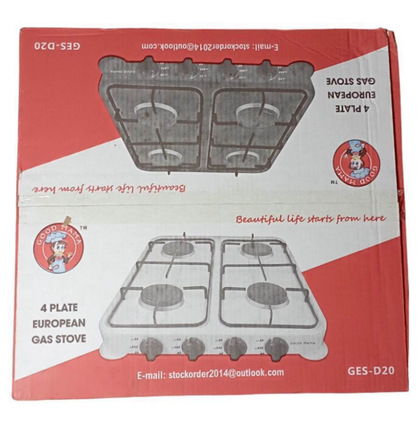 GES-D20 4 PLATE GAS STOVE/1*4 - Image 2