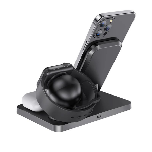 Hoco 3-in-1 Wireless Fast Charger - Image 3